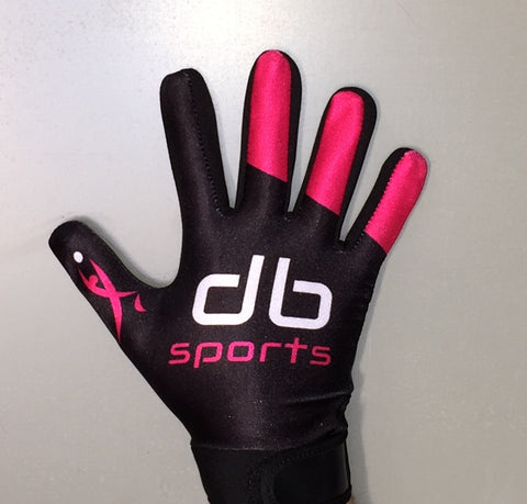Black and Pink Gloves