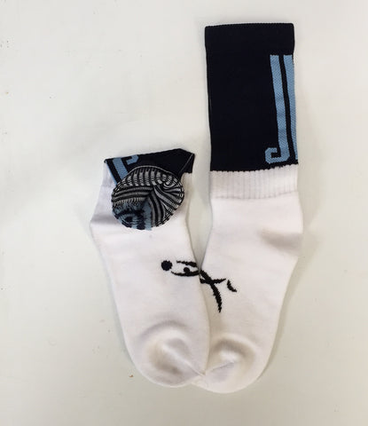 Navy and Blue Socks