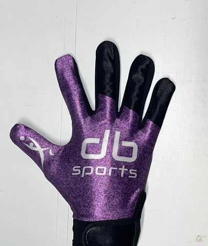 Purple & Black Gloves